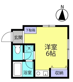 コーポ樹【1階】の間取り