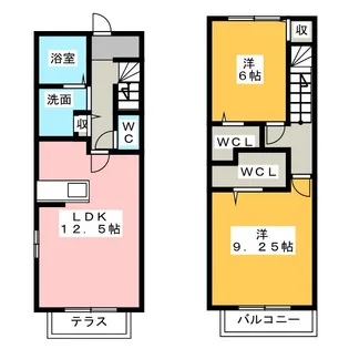 サルカーサ【1階】の間取り