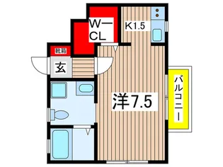 ハニーテイク【1階】の間取り