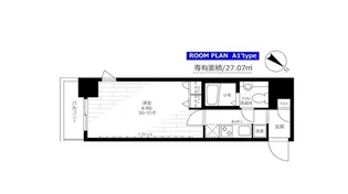 ステージグランデ日本橋【6階】の間取り