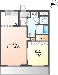 サンクス【2階】の間取り