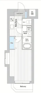 Mo・ai川崎西口(モアイカワサキニシグチ)【8階】の間取り
