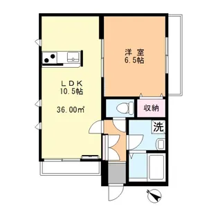神明3丁目賃貸住宅【2階】の間取り