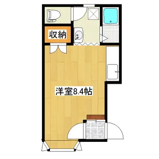 博ハイツ【1階】の間取り