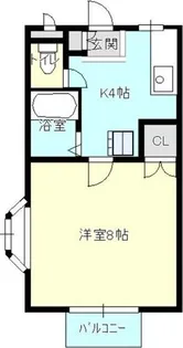 ハッピーハイツ【2階】の間取り