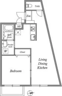 GRANPASEO方南町【2階】の間取り