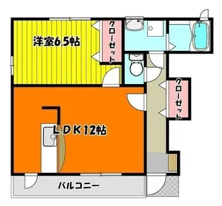 West Sunomiya【1階】の間取り