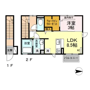 グランド KOU【2階】の間取り