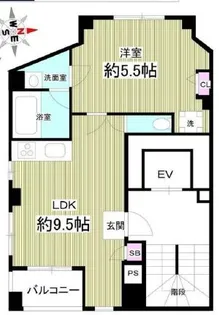 スワンレイク本郷【10階】の間取り