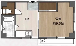 瀧野川マンション【2階】の間取り