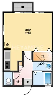 メゾンほととぎす【2階】の間取り