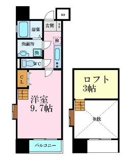 アイステージ十日市【3階】の間取り