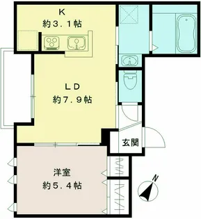 グレースアオキ【2階】の間取り