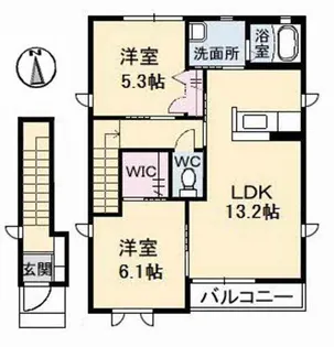 ブランシェJ【2階】の間取り