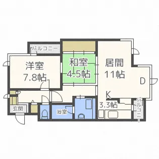藤井ビル裏参道【5階】の間取り