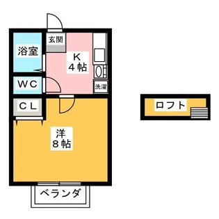 アティック【2階】の間取り