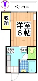 サンコーポ小川【3階】の間取り