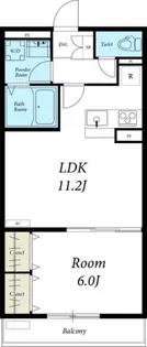 リブリ・サニー ヒル【1階】の間取り