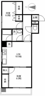 エトワール王子【4階】の間取り
