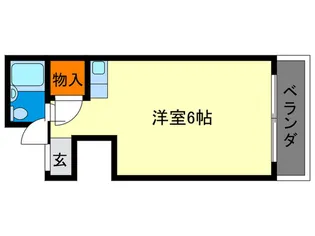 高倉ハイツ【4階】の間取り