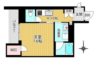 クラリエール【3階】の間取り
