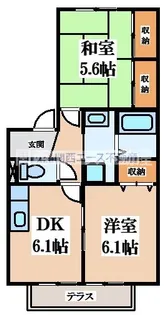 ラ・メール【1階】の間取り