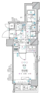 ディアレイシャス市谷薬王寺【11階】の間取り