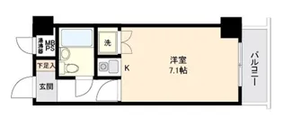 ホーユウコンフォルト神奈川新町【4階】の間取り