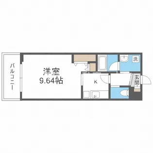 プレジオ新大阪【2階】の間取り