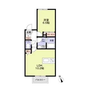 BLANCHIR.COMME【1階】の間取り