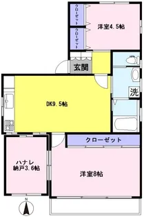 エクセル東玉川【1階】の間取り