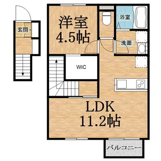 ドールヒルズI【2階】の間取り