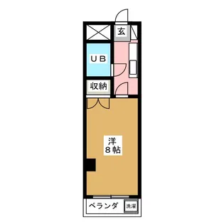 第2パレス富士本【1階】の間取り