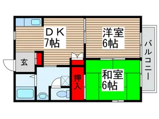江戸川台東II【2階】の間取り