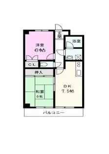 グリーンヒルズ【1階】の間取り