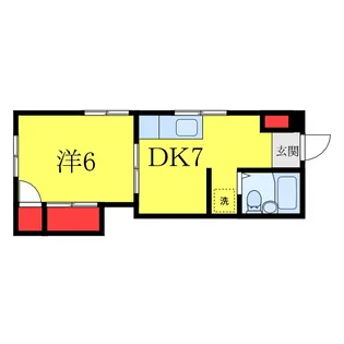 横山ビル【3階】の間取り