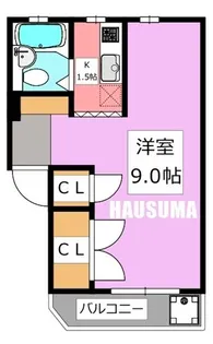 トラウトハウス【2階】の間取り