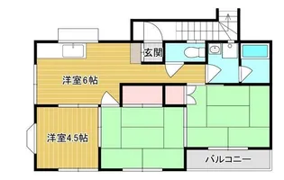 関屋ハイツ【2階】の間取り