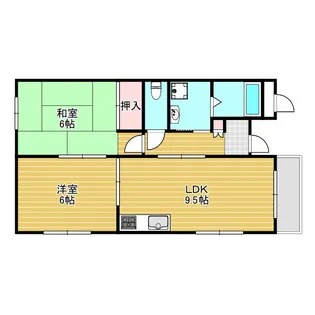 エランドール江坂【3階】の間取り
