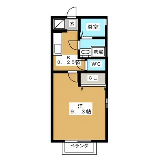 ルミエール【1階】の間取り