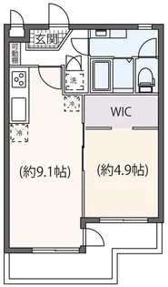 グリーンコーポ中央林間【2階】の間取り