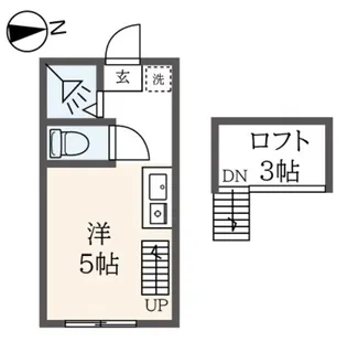 ファーストハウス梅島【1階】の間取り