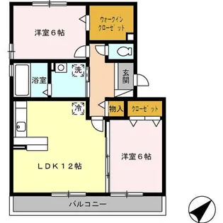 エクレール新栄A・B【3階】の間取り
