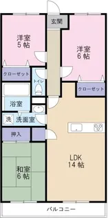 ベルティアネシス【1階】の間取り