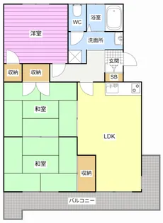 ハイツシャルマン【1階】の間取り