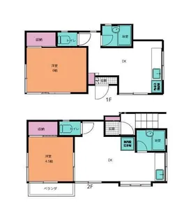 群れハウス上福岡【1階】の間取り