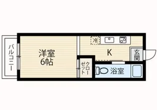 リベルタ香住ケ丘【3階】の間取り