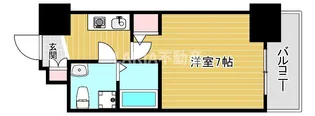 アドバンス心斎橋ラシュレ【8階】の間取り