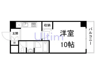 メディナ丹波口【6階】の間取り