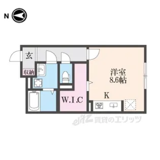 サンマルコ香芝【1階】の間取り